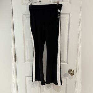 Art Class Black Jogger Pants with White Inner Waistband Detail. Girls Size XL